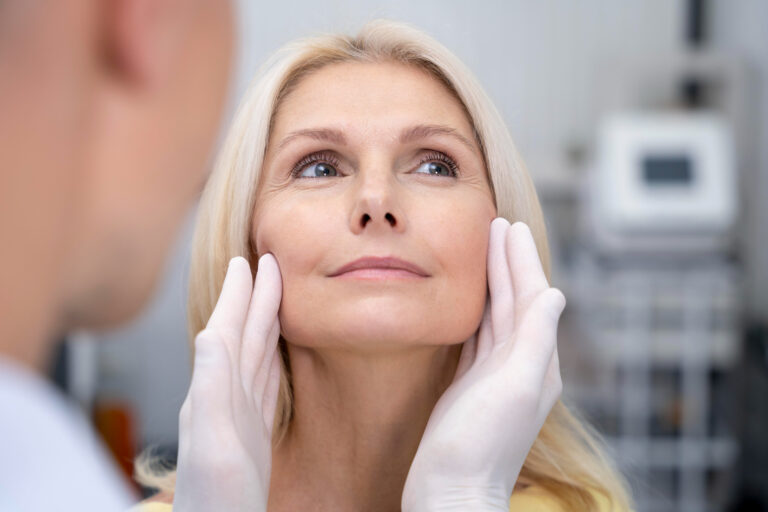 Aplicação de botox na Clínica Essencial Estética
